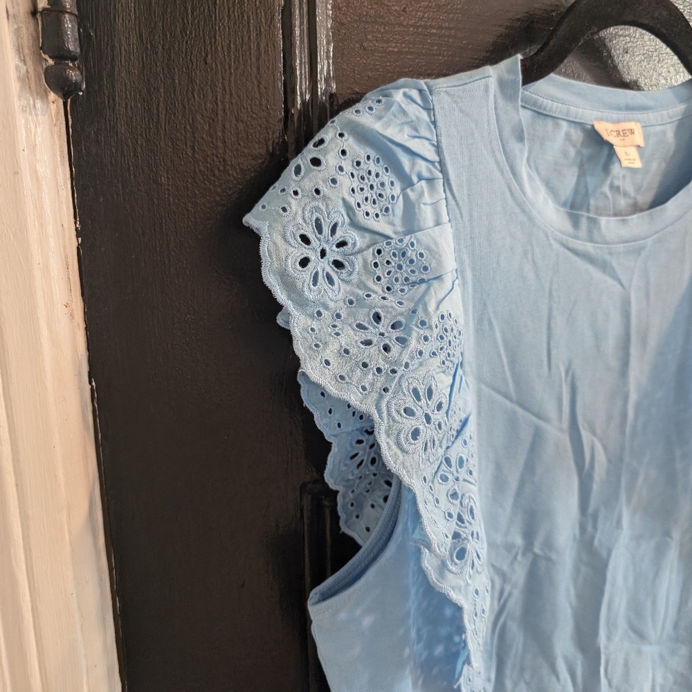 J Crew shirt blouse short sleeve Women's BNWT - Picture 8 of 16